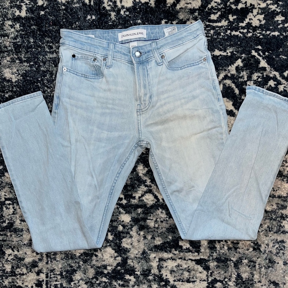 Calvin Klein skinny jeans light blue